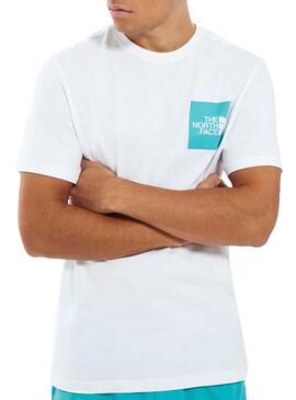 T-Shirt The North Face Blanc fine pour Homme