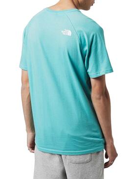 T-Shirt The North Face Rag turquoise pour Homme