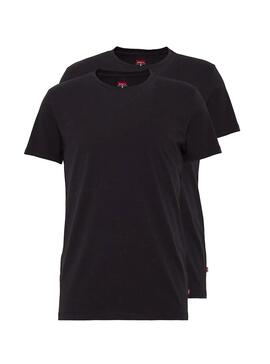 T-Shirt Levis Slim Noire pour Homme