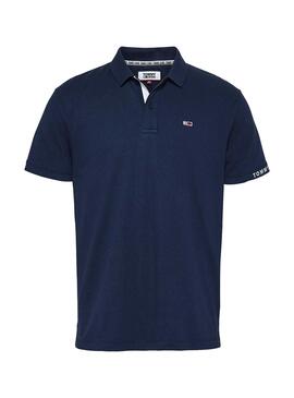 Polo Tommy Jeans Branded Bleu Marin pour Homme