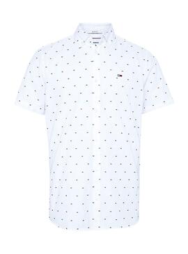 Tommy Jeans Short Dobby Blanc pour Homme
