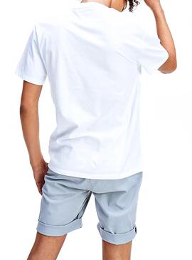 T-Shirt Tommy Jeans brodé Blanc