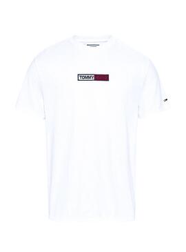 T-Shirt Tommy Jeans brodé Blanc