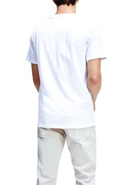 T-Shirt Tommy Jeans Petit Logo Blanc