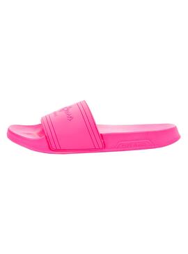 Tongs Pepe Jeans Slider Rose pour Femme
