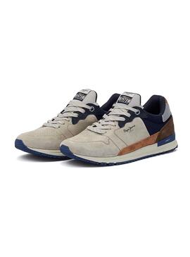 Baskets Pepe Jeans Tinker Gris pour Homme