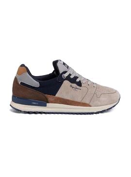 Baskets Pepe Jeans Tinker Gris pour Homme