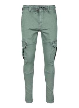 Pantalon Pepe Jeans Jones Vert pour Homme