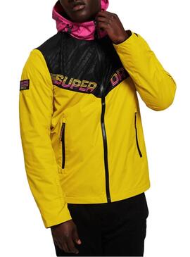 Coupe-Vent Superdry Axis Jaune pour Homme