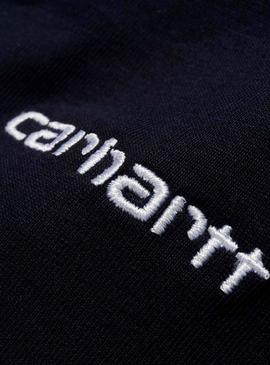 T-Shirt Carhartt Script Embroidery Dark Navy