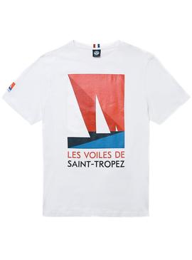 T-Shirt North Sails Saint Tropez Blanc Homme