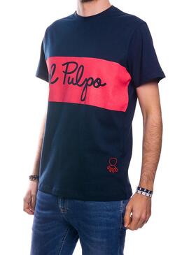 Panneau T-Shirt El Pulpo Marin pour Homme