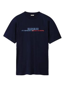 T-Shirt Napapijri Sastia Marin pour Homme