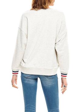 Sweat Only Daisy Sateen Beige Femme