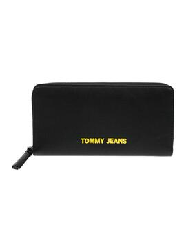 Portefeuille Tommy Jeans New Modern Noir pour Femme
