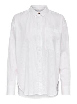 Chemise Only Carry Blanc pour Femme