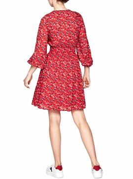 Robe Pepe Jeans Marta Rouge pour Femme