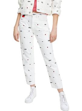 Jeans Tommy Jeans Star Blanc pour Muje