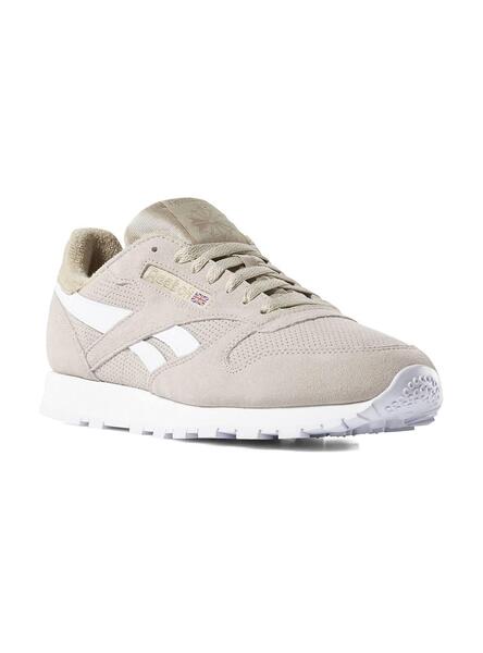 reebok classic leather homme gris