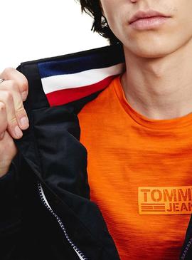 Veste Tommy Jeans Essential Noire pour Homme