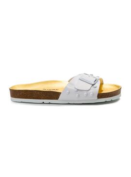 Tongs Pepe Jeans Oban Studs Femme Blanche
