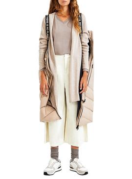 Manteaux Ecoalf Beige Megeve pour Femme