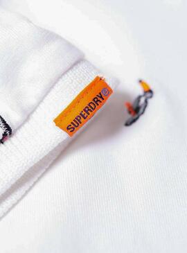 Polo Superdry City State Blanc Homme