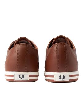Baskets Fred Perry Kingston Marron pour Homme