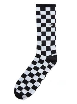 Chaussettes Vans Checkerboard II Blanc Noire
