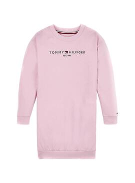 Robe Tommy Hilfiger Essential Rose pour Fille