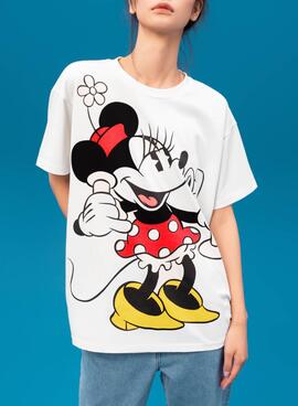 T-Shirt Levis x Disney Blanc Minnie pour Femme