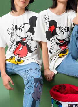 T-Shirt Levis x Disney Blanc Minnie pour Femme
