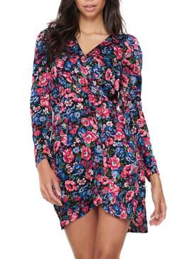 Robe Only Gina Multicolor Fleurs pour Femme