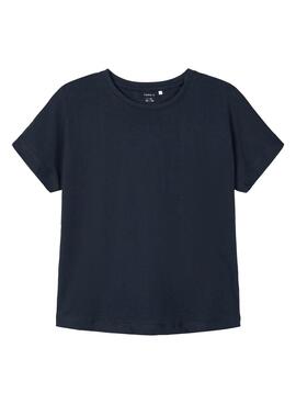 T-Shirt Name It Tixy Bleu marine pour Fille