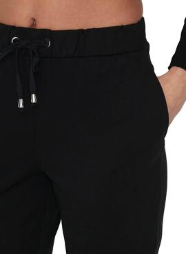 Pantalon Only Poptrash Noire pour Femme