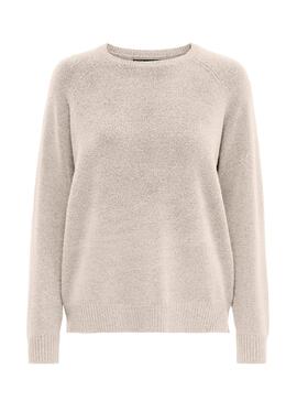 Pull Only Lesly Beige pour Femme