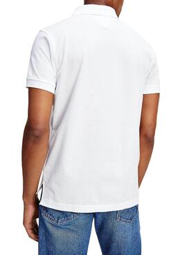Polo Tommy Hilfiger Icon  Rond Blanc Homme