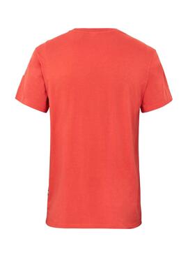 T-Shirt G-Star Reflective Graphic Naranja Homme