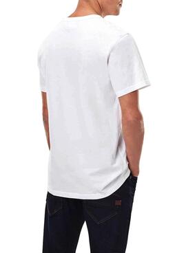 T-Shirt G-Star Raw Compact Blanc pour Homme