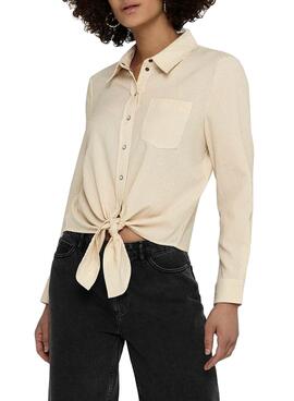 Chemise Only Beige Lecey pour Femme