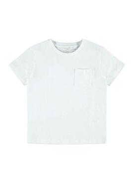 T-Shirt Name It Somic Blanc pour Garçon