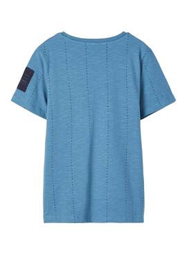 T-Shirt Name It Theodor Bleu pour Garçon