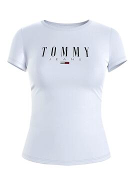 T-Shirt Tommy Jeans Essential Blanc pour Femme