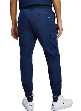 Pantalon Tommy Jeans Cargo Jogger  Bleu marine Homme