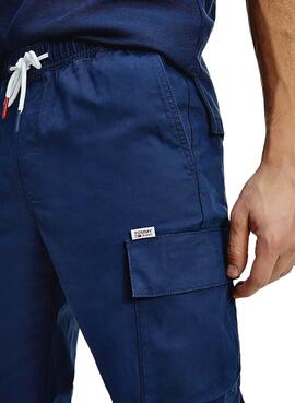 Pantalon Tommy Jeans Cargo Jogger  Bleu marine Homme