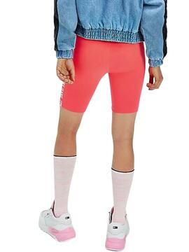 Short Tommy Jeans Fitted Bike Rose pour Femme