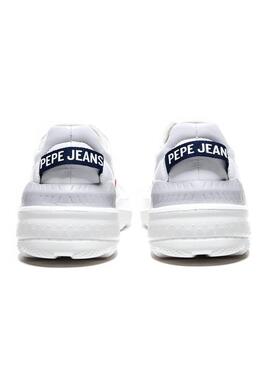 Baskets Pepe Jeans Eccles Blanc pour Fille