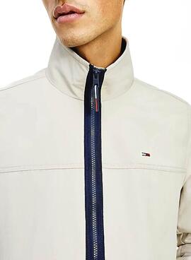 Veste Tommy Jeans Casual Bomber Beige Homme