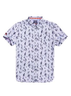 Chemise Superdry Premium Shoreditch Bleu Homme