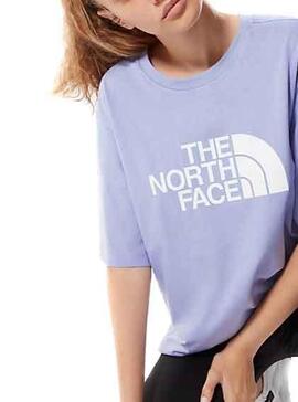 T-Shirt The North Face Easy Sweet Morado Femme